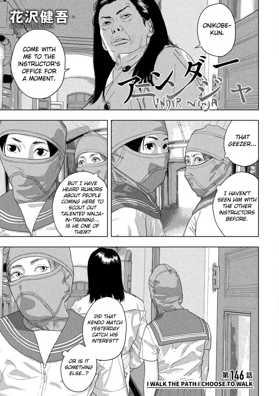Under Ninja Chapter 146 page 1 - Chapter 146: I Walk The Path I Choose To Walk