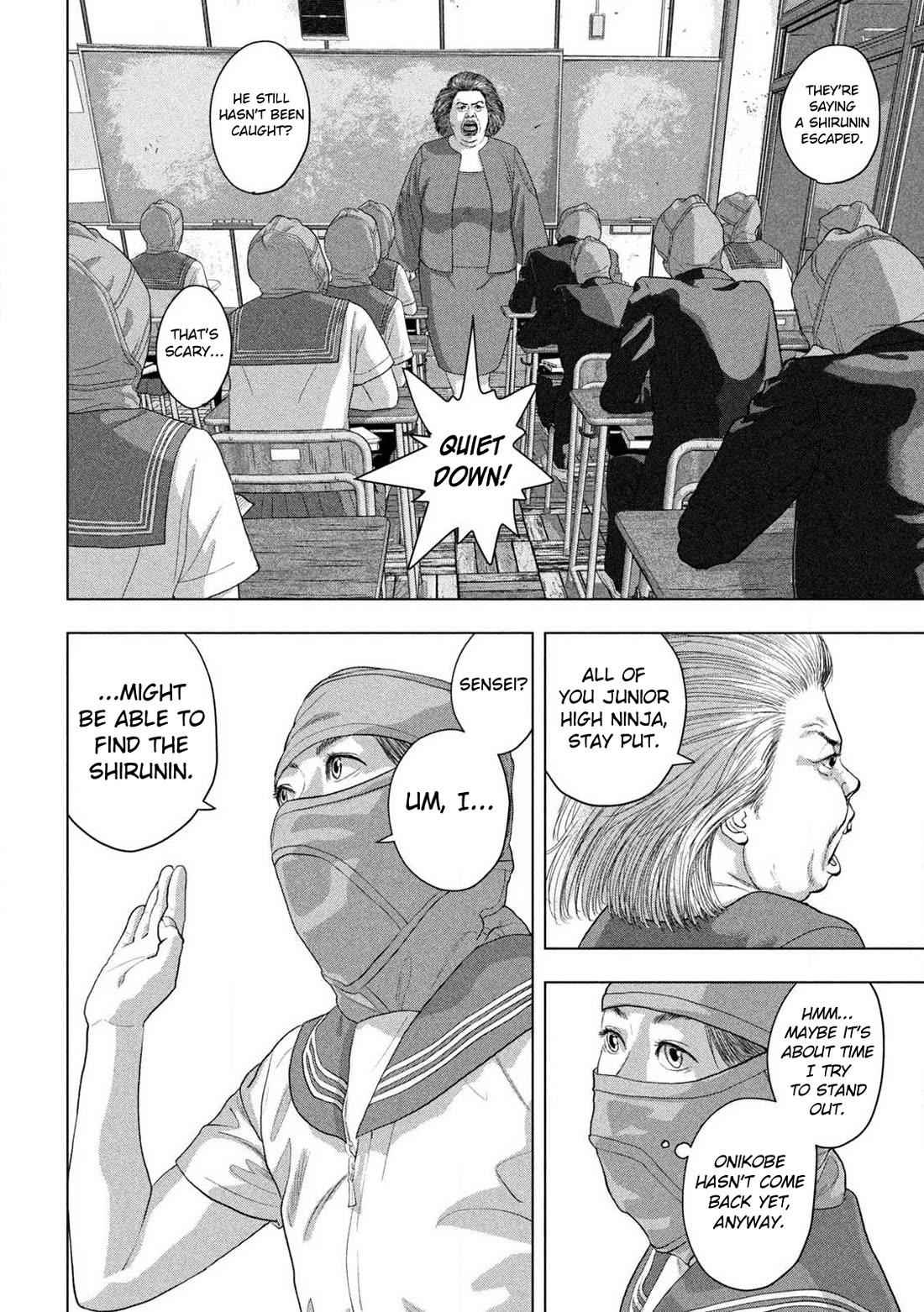 Under Ninja Chapter 147 page 10 - Chapter 147: Clear Blue Skies Beyond The Clouds