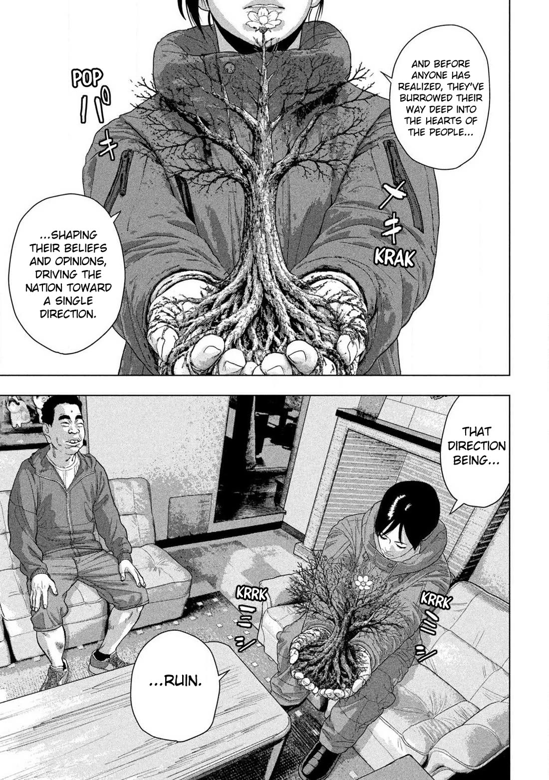 Under Ninja Chapter 165 page 6 - Chapter 165: One Beat Right, One Beat Left