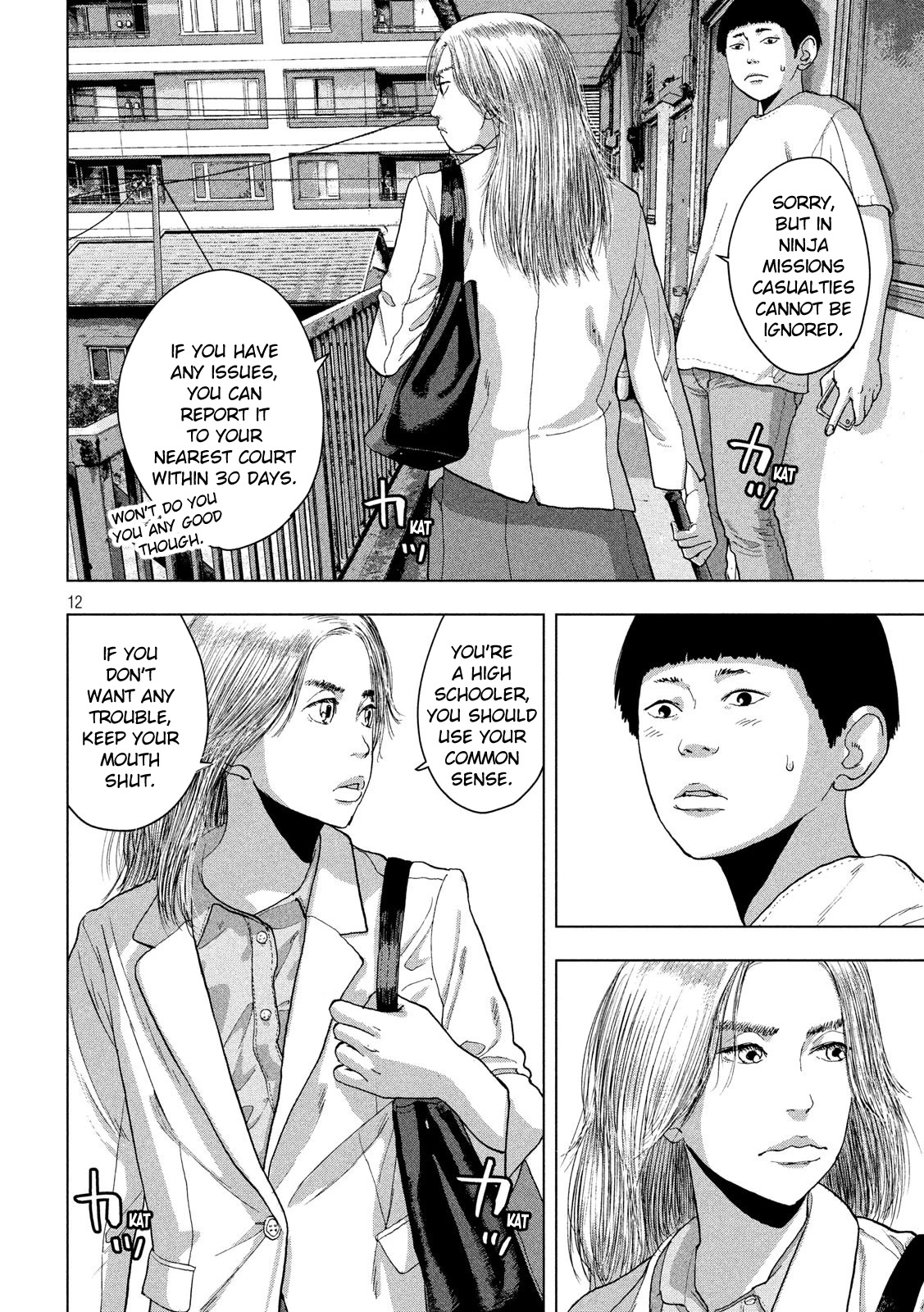 Under Ninja Chapter 20 page 12 - Chapter 20: The Spider Woman