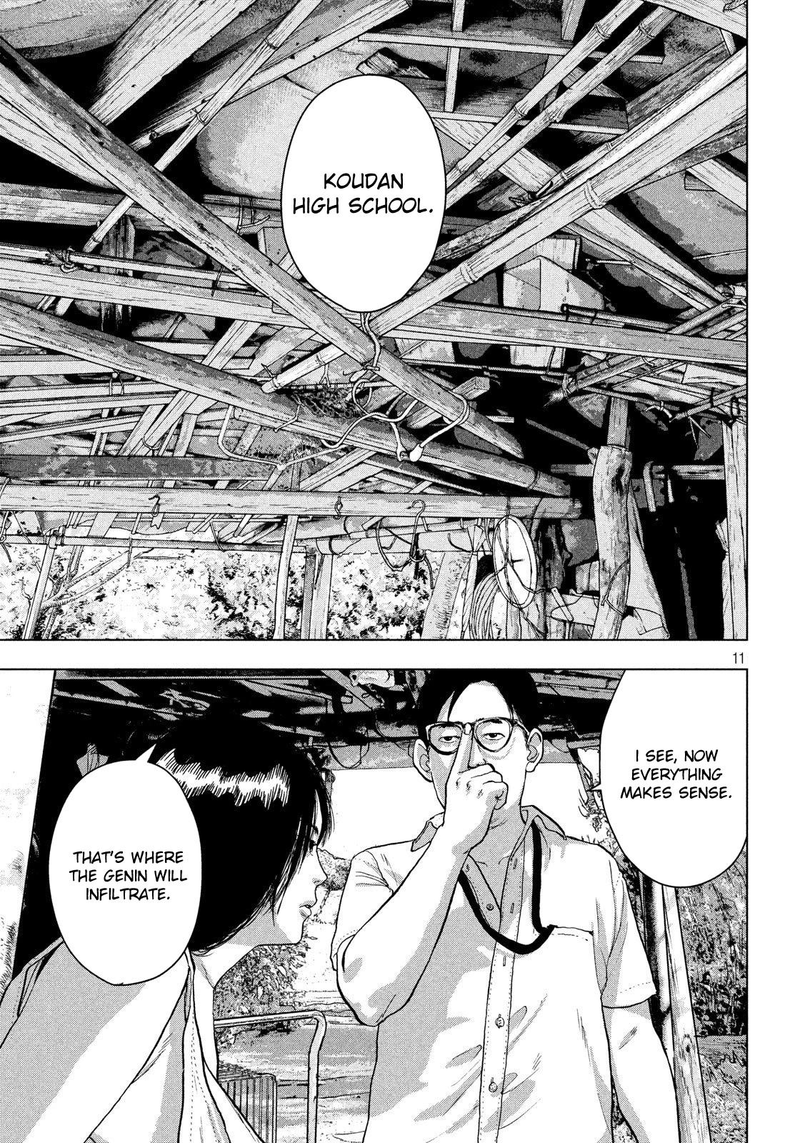 Under Ninja Chapter 23 page 11 - Chapter 23: As Of Today, You...