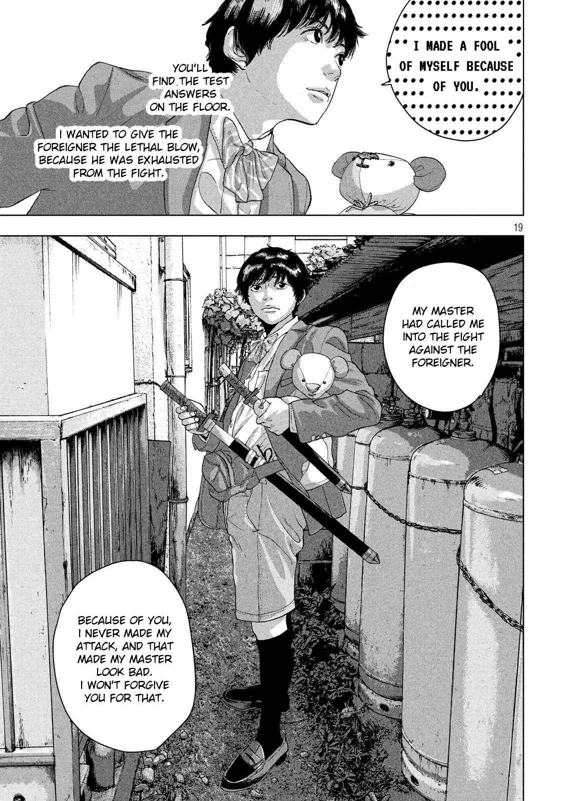 Under Ninja Chapter 24 page 19 - Chapter 24: Let's Get to School!