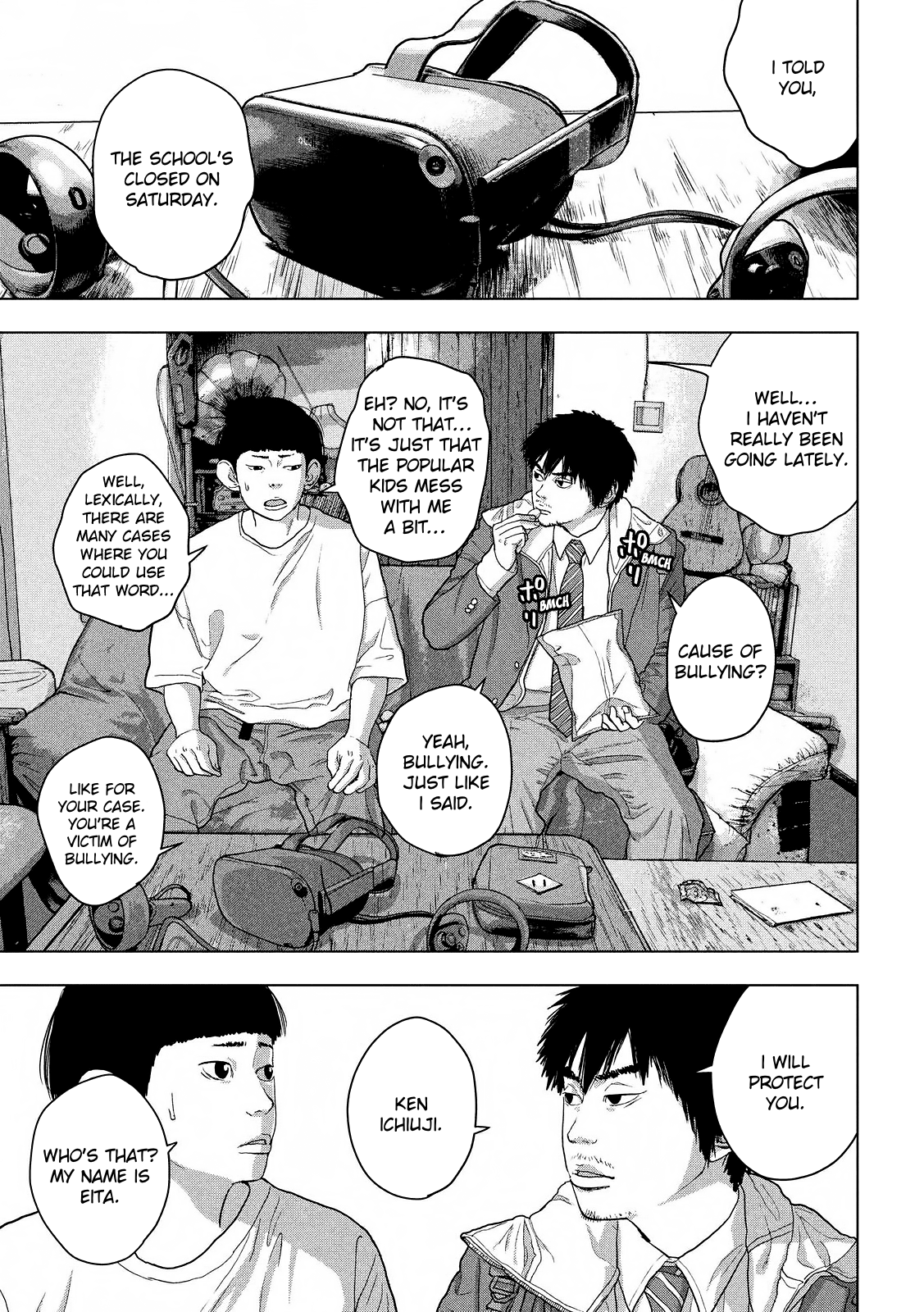 Under Ninja Chapter 25 page 3 - Chapter 25: The Transfer Student Is A Ninja