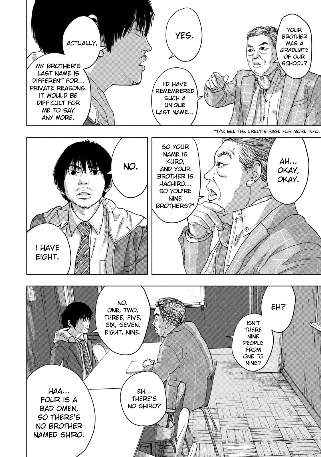 Under Ninja Chapter 27 page 8 - Chapter 27: Kuro Pissed Himself