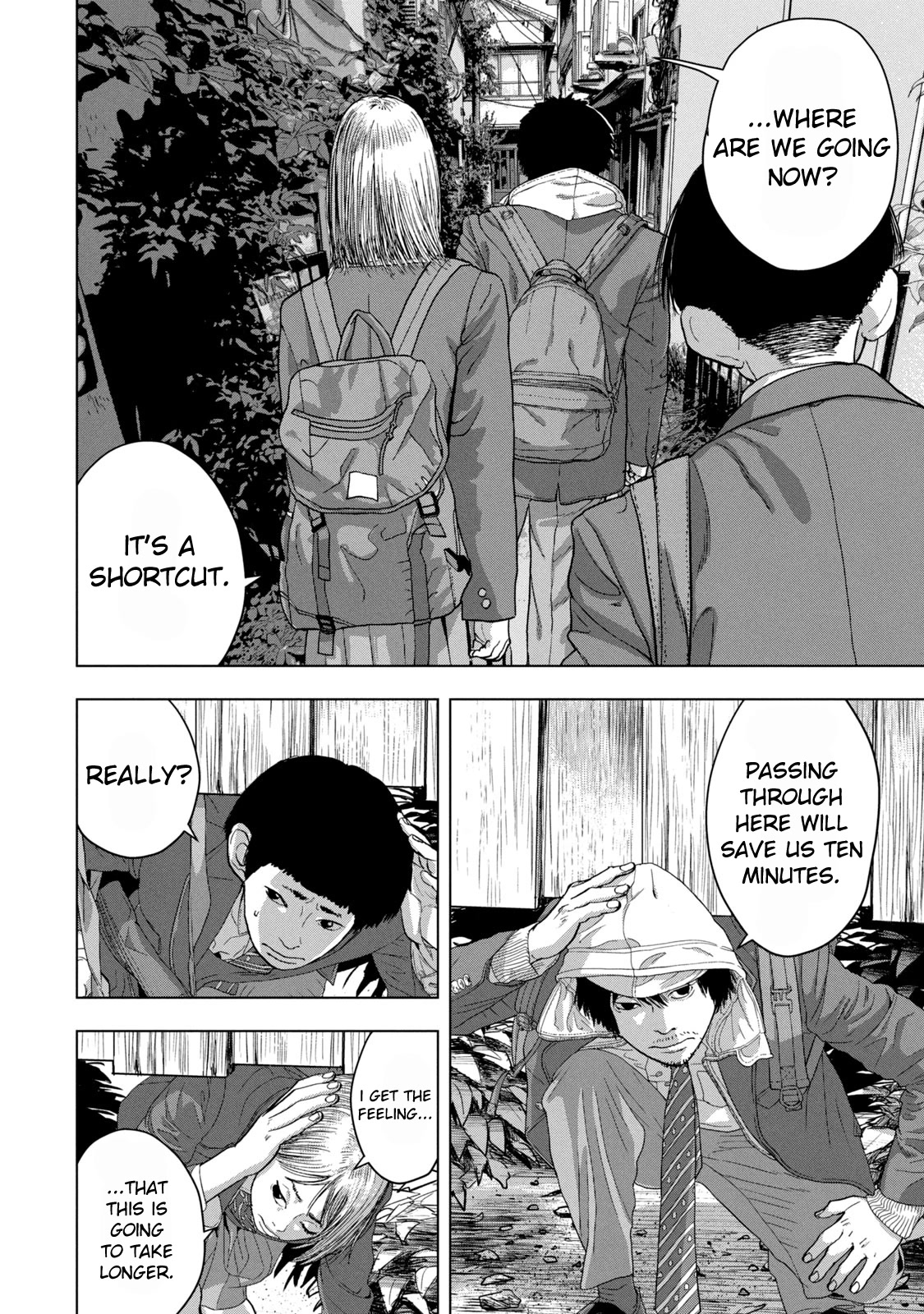 Under Ninja Chapter 32 page 10 - Chapter 32: Unexpected Adventures on the Way to School