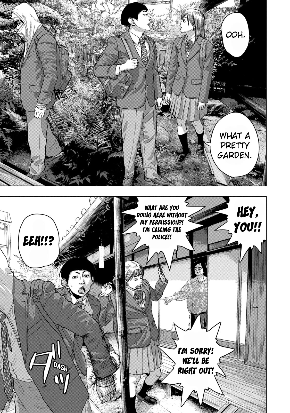 Under Ninja Chapter 32 page 11 - Chapter 32: Unexpected Adventures on the Way to School