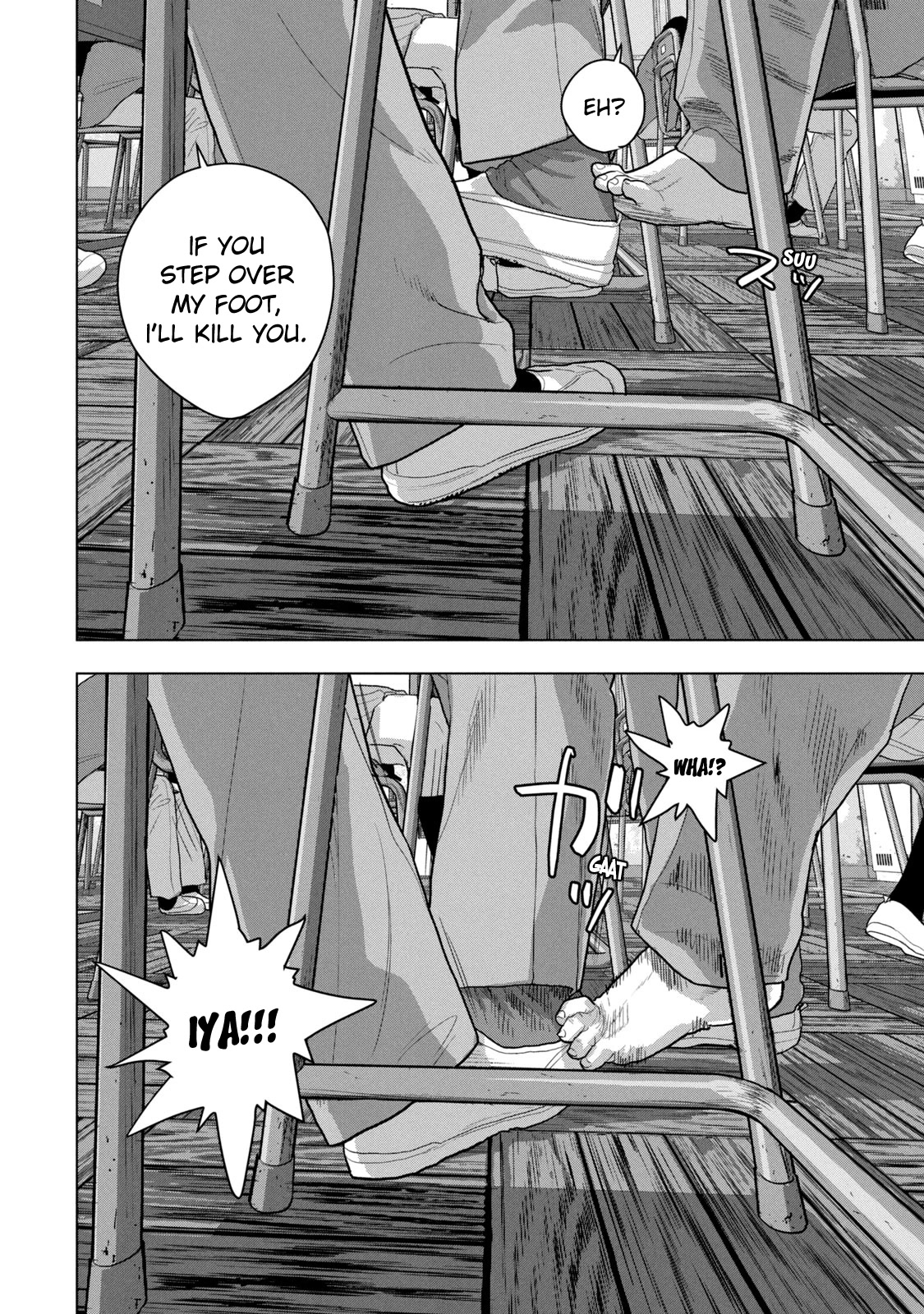 Under Ninja Chapter 33 page 6 - Chapter 33: He Stepped on my Foot!