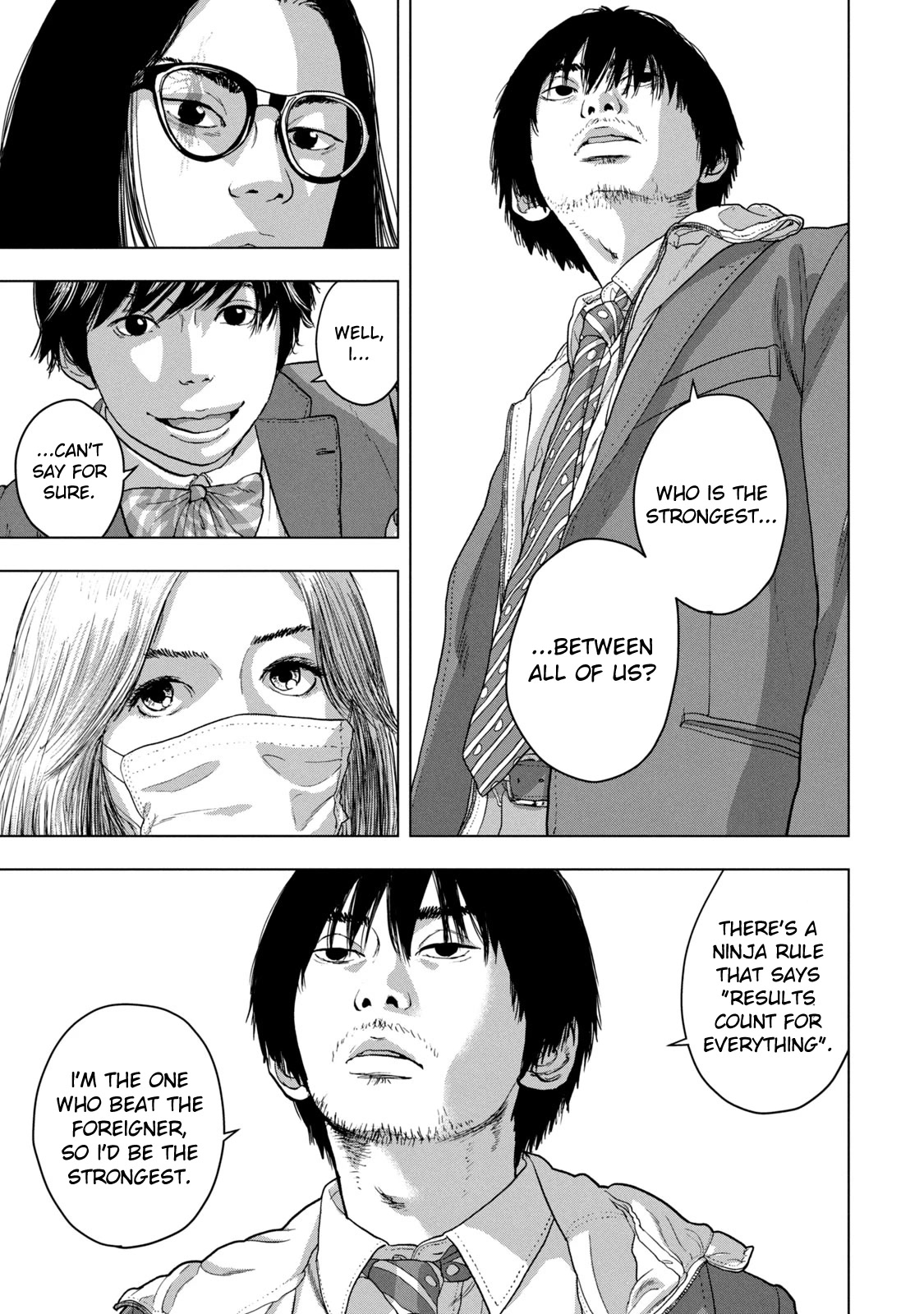 Under Ninja Chapter 34 page 15 - Chapter 34: Encounter with the Gyaru