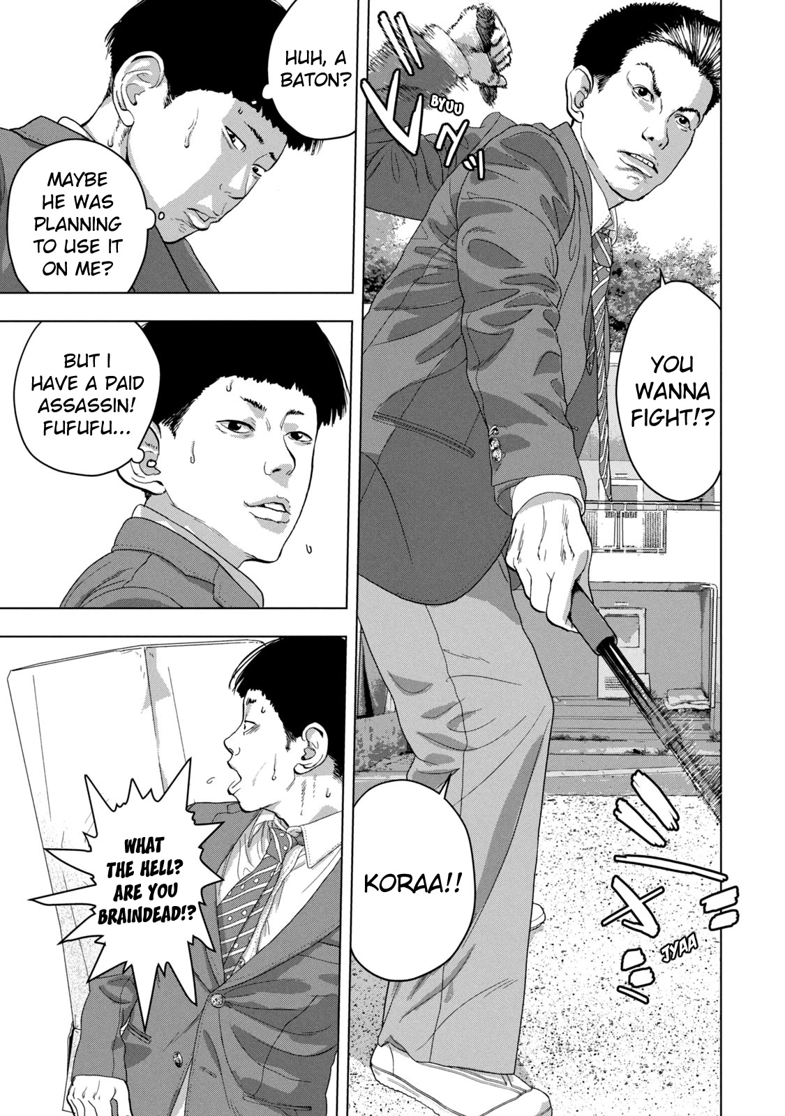 Under Ninja Chapter 37 page 12 - Chapter 37: What Will We Do With Rock-Paper-Scissors?