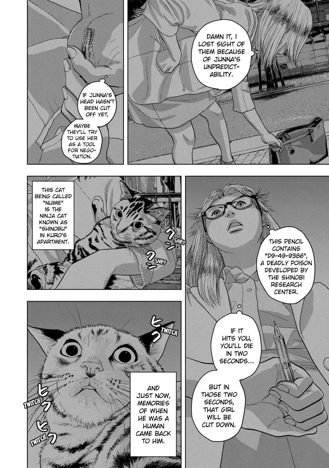 Under Ninja Chapter 46 page 5 - Chapter 46: You've Become A Cat