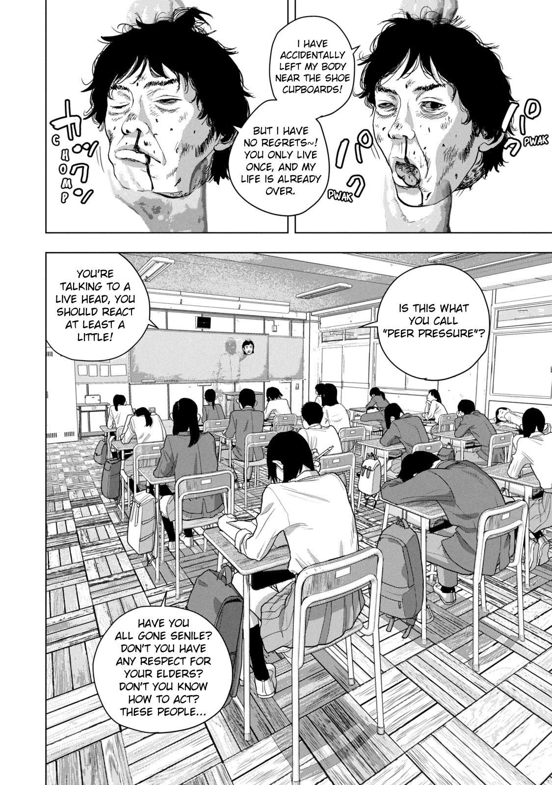 Under Ninja Chapter 57 page 9 - Chapter 57: The Severed Head Of The Class 3-4 Teacher