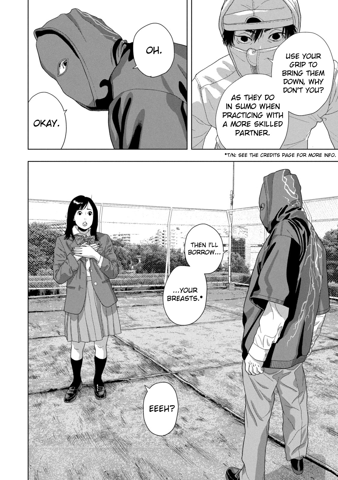 Under Ninja Chapter 62 page 4 - Chapter 62: I'll Borrow Your Breasts
