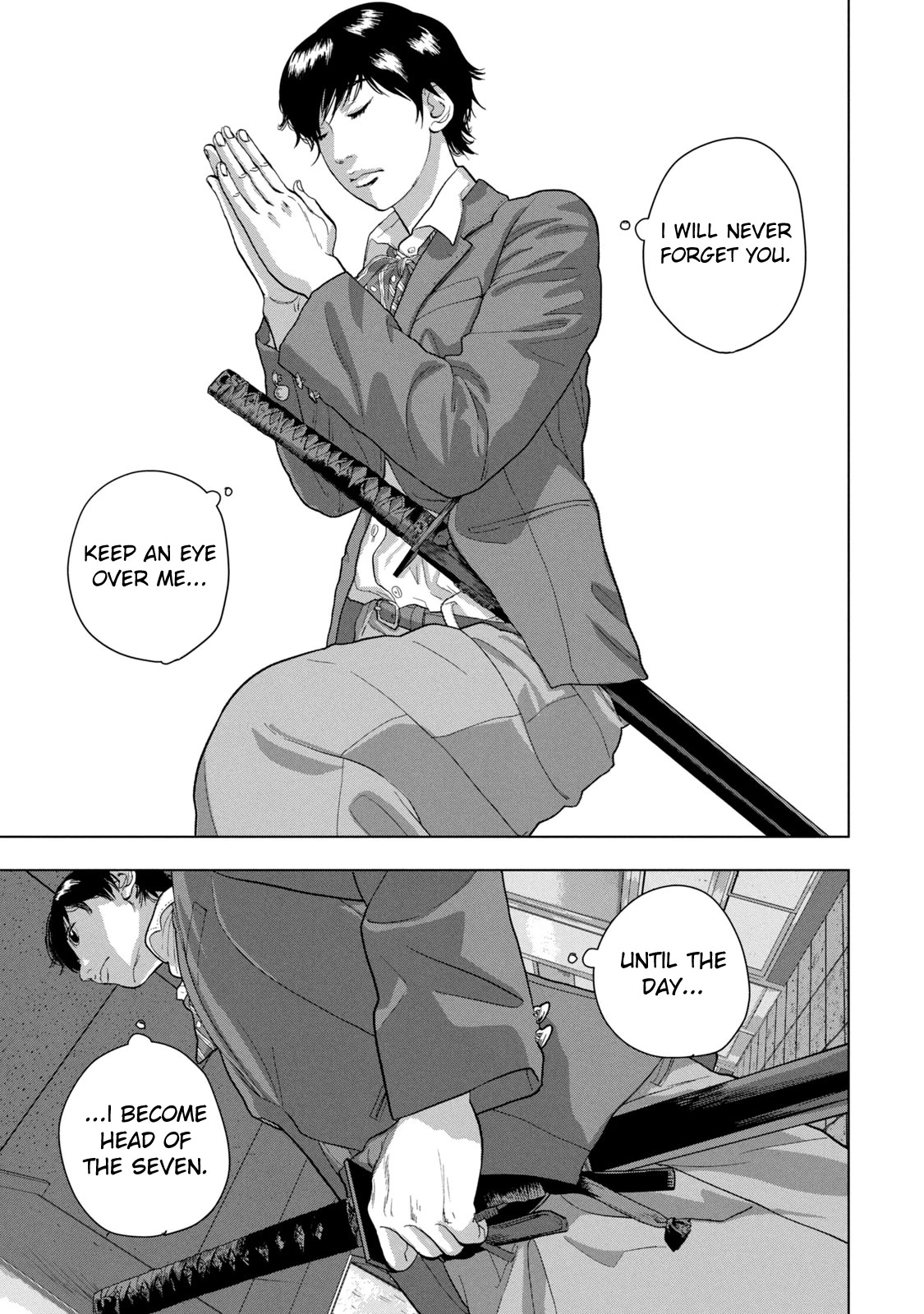 Under Ninja Chapter 63 page 17 - Chapter 63: Mako's Devotion