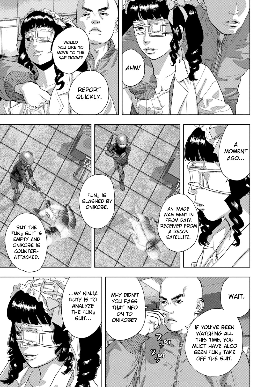 Under Ninja Chapter 66 page 13 - Chapter 66: How Does The Satellite Look From The Outside?