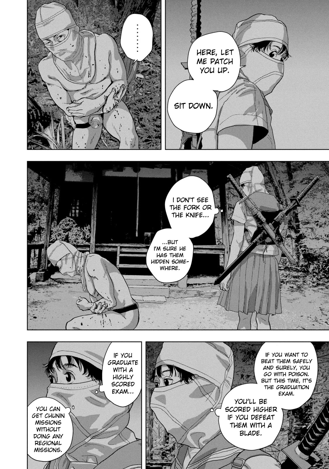 Under Ninja Chapter 89 page 12 - Chapter 89: Graduation Exam