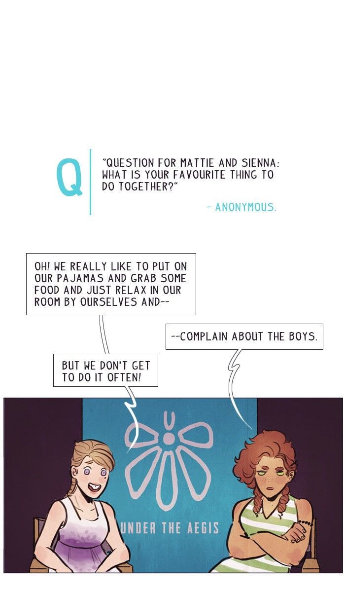 Under the Aegis Chapter 58 page 11 - Chapter 58 : Extras: Interviews