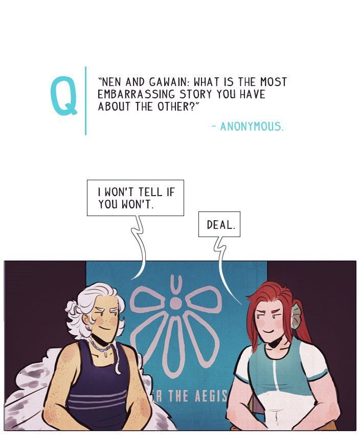 Under the Aegis Chapter 58 page 17 - Chapter 58 : Extras: Interviews
