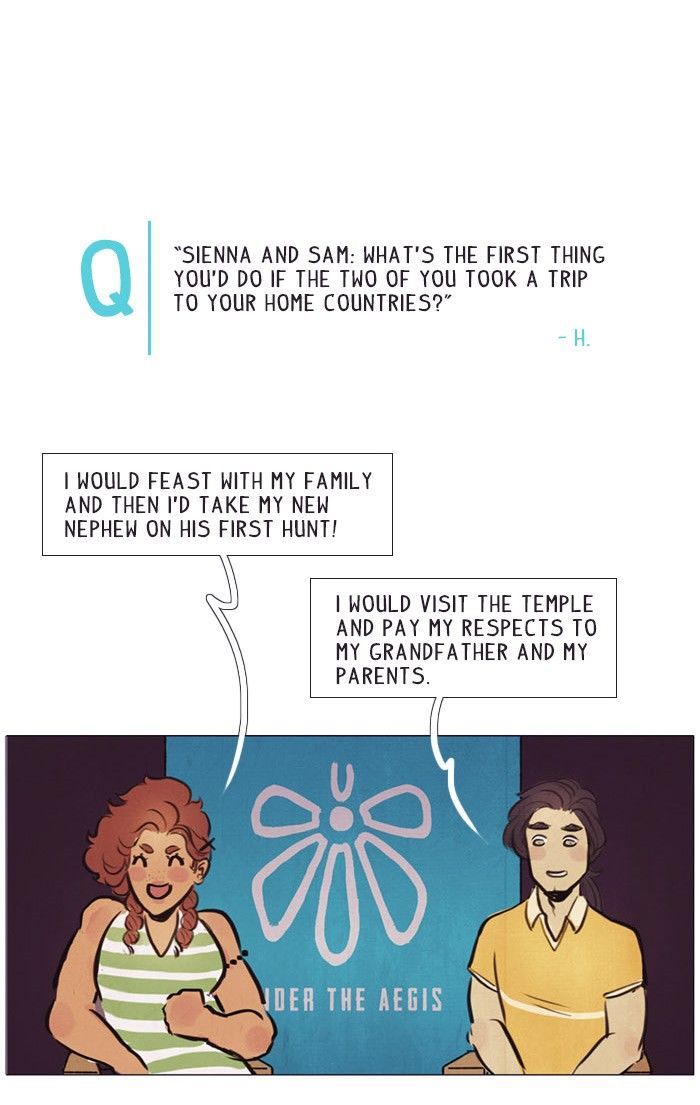 Under the Aegis Chapter 58 page 22 - Chapter 58 : Extras: Interviews