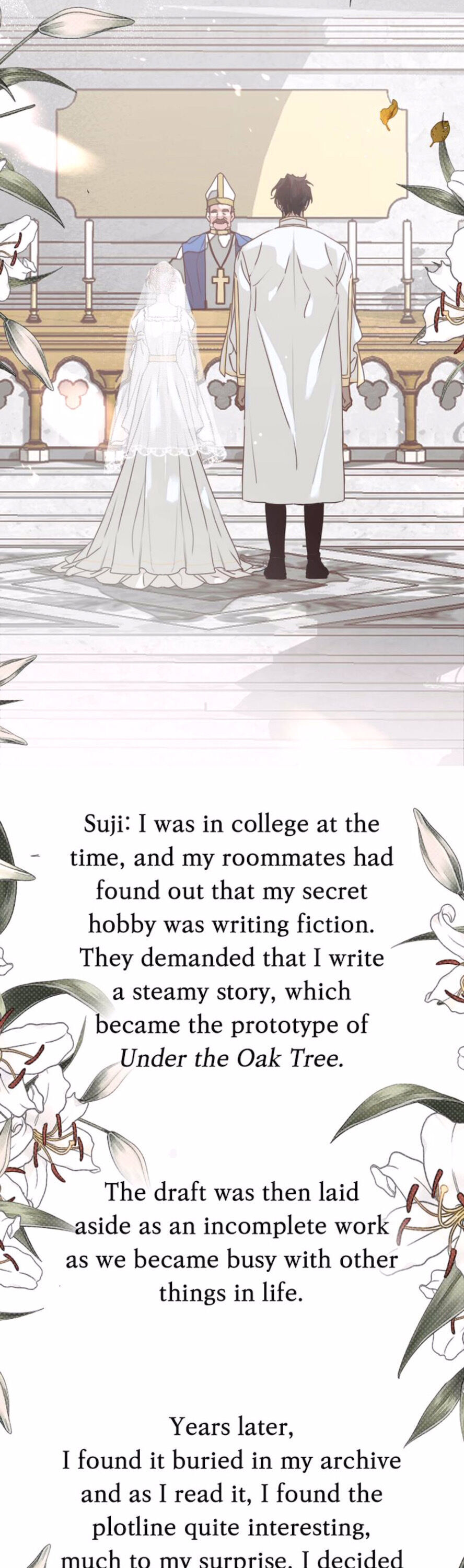 Under the Oak Tree Chapter 34.5 page 2 - Creator's Interview