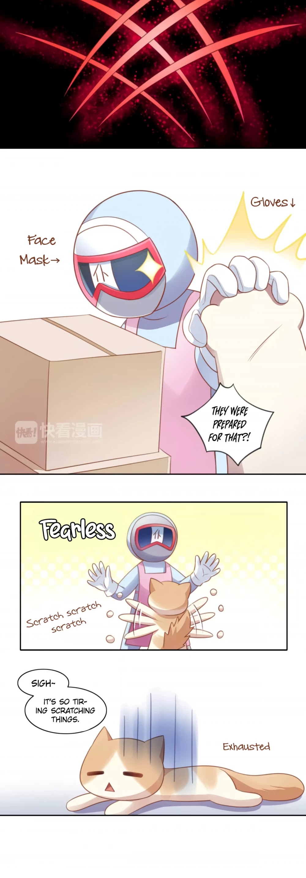 Under the Paws of Cats Chapter 12 page 11 - Chapter 12: The Battle for the Cardboard Boxes!