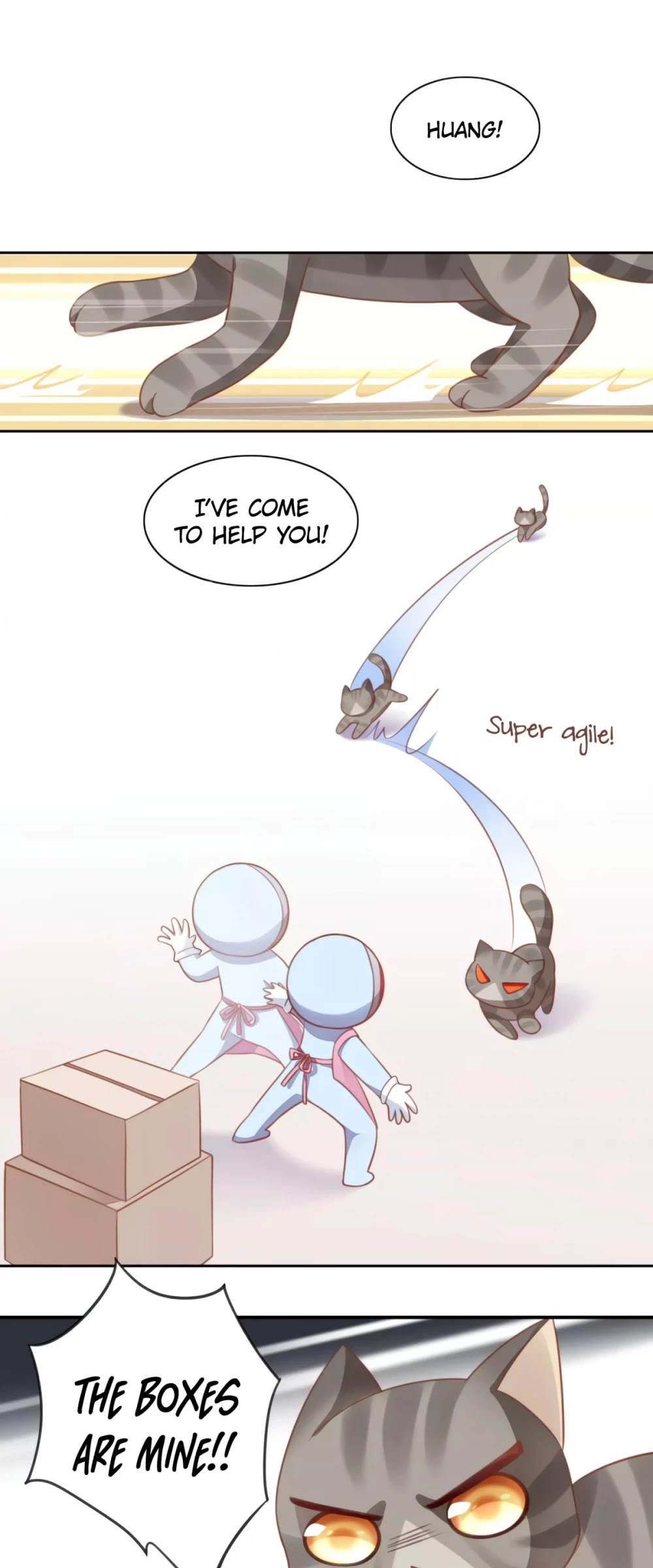 Under the Paws of Cats Chapter 12 page 12 - Chapter 12: The Battle for the Cardboard Boxes!