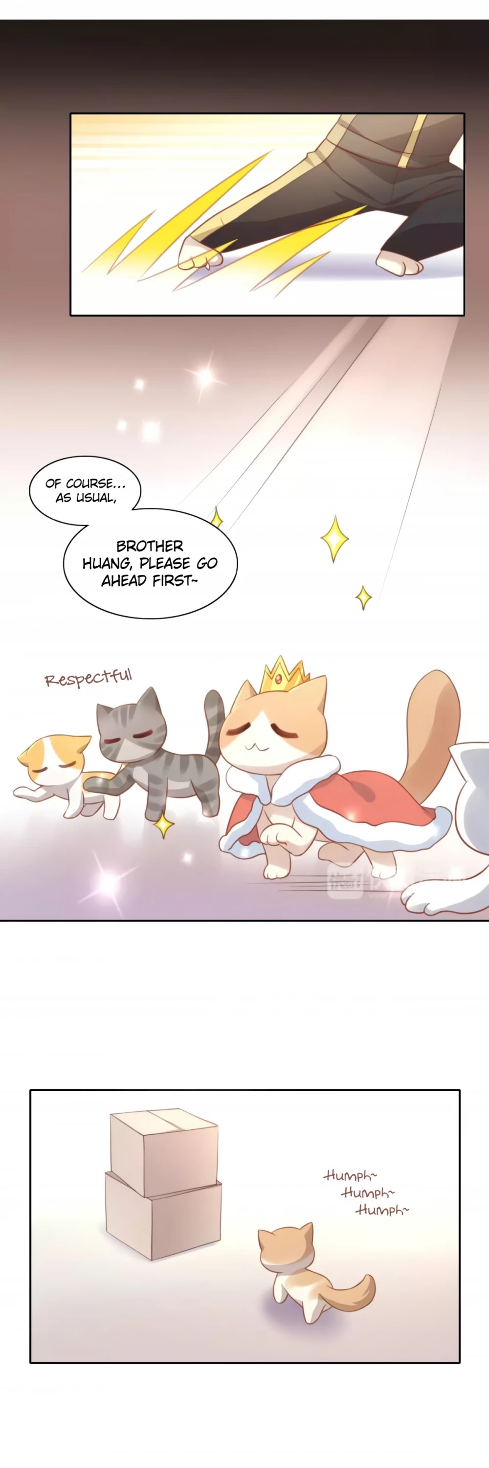 Under the Paws of Cats Chapter 12 page 7 - Chapter 12: The Battle for the Cardboard Boxes!