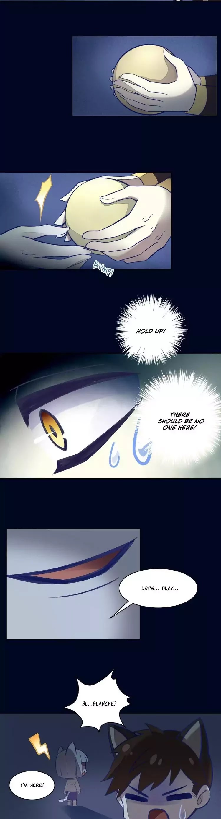 Under the Paws of Cats Chapter 4 page 10 - Chapter 4: The spooky game