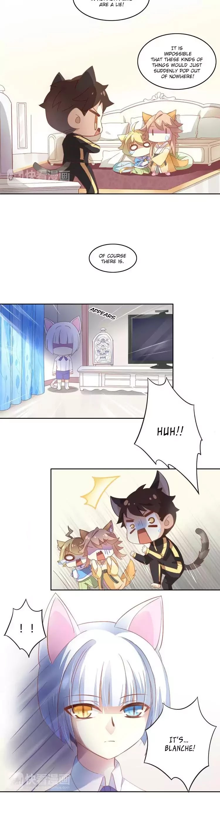 Under the Paws of Cats Chapter 4 page 3 - Chapter 4: The spooky game