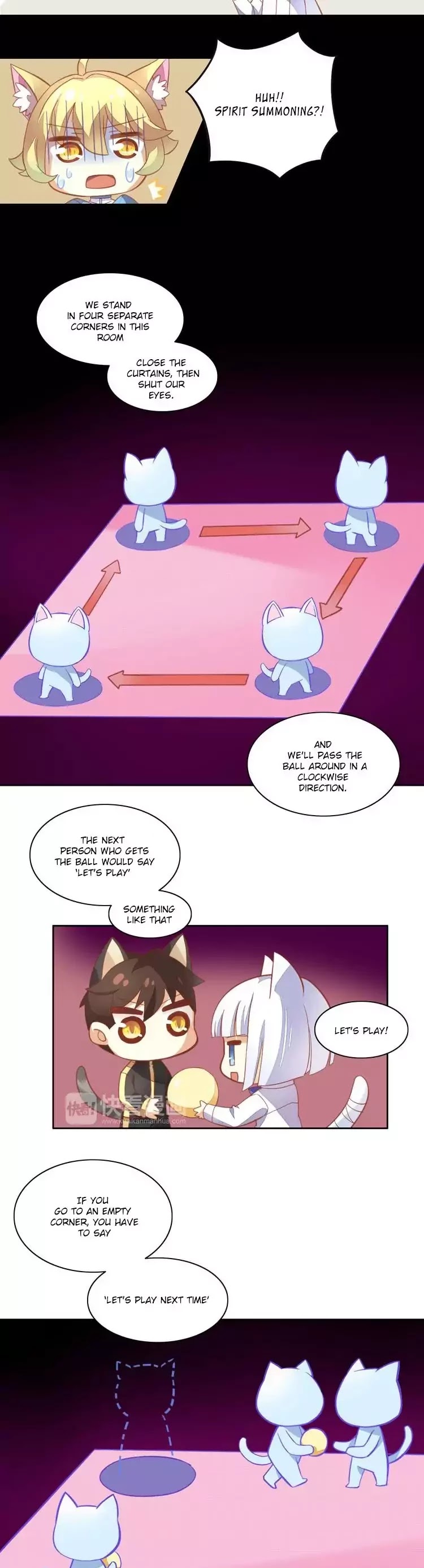Under the Paws of Cats Chapter 4 page 7 - Chapter 4: The spooky game
