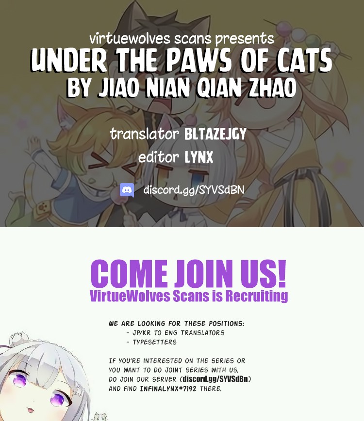 Under the Paws of Cats Chapter 8 page 1 - Chapter 8: Actually, Staying Indoors is Better