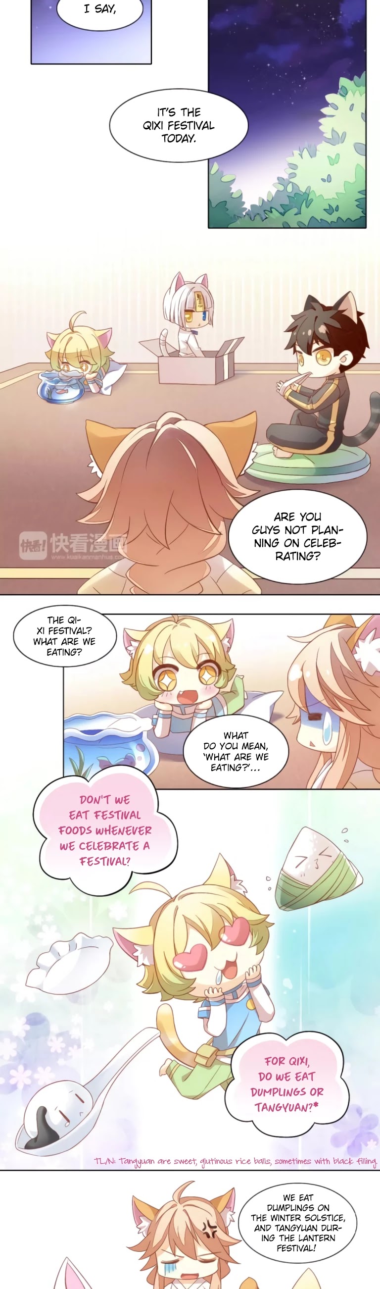 Under the Paws of Cats Chapter 9 page 2 - Chapter 9: Happy Qixi Festival!