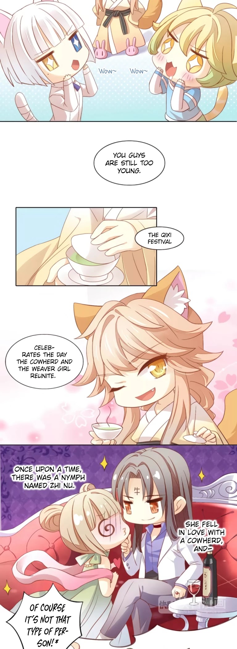 Under the Paws of Cats Chapter 9 page 3 - Chapter 9: Happy Qixi Festival!