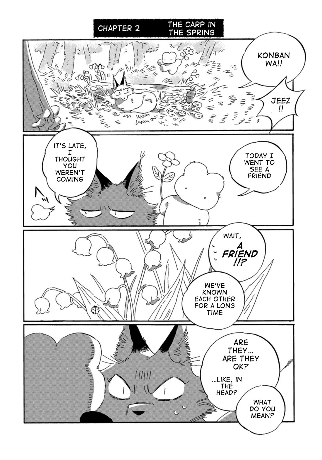 Under the Skin Chapter 2 page 1 - Chapter 2: The Carp in the Spring
