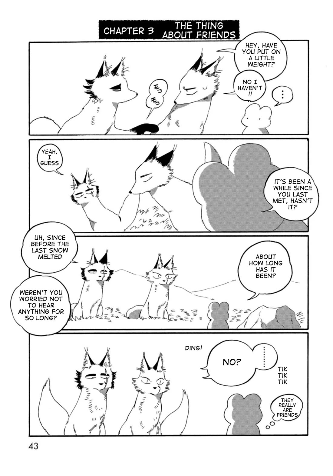 Under the Skin Chapter 3 page 1 - Chapter 3: The Thing About Friends