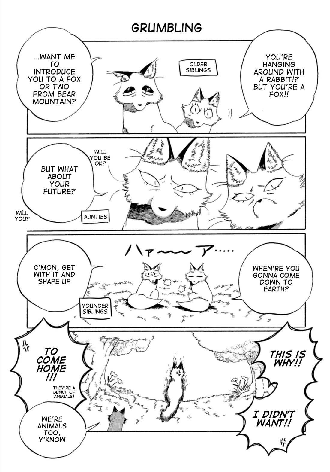 Under the Skin Chapter 8 page 3 - Chapter 8: The Fox Visits Home