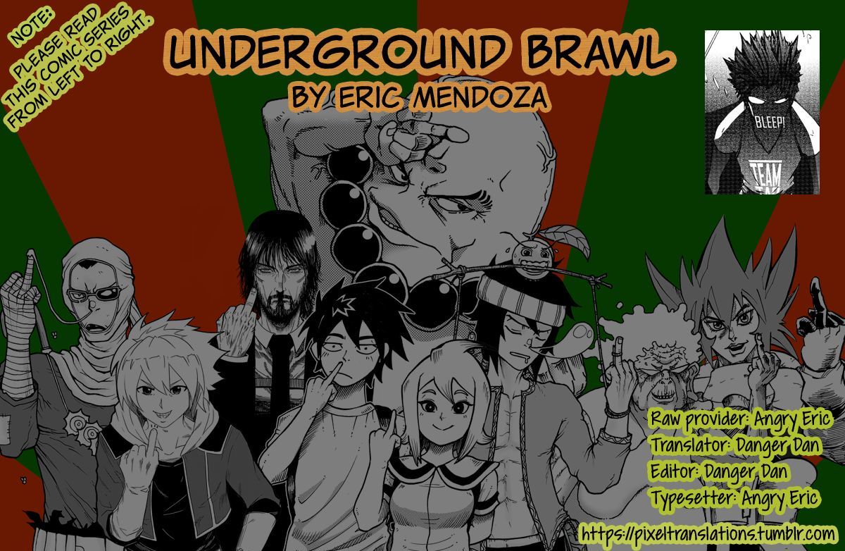 Underground Bakbakan Chapter 1 page 1 - Chapter 1 : Rookie Vs. The Veteran