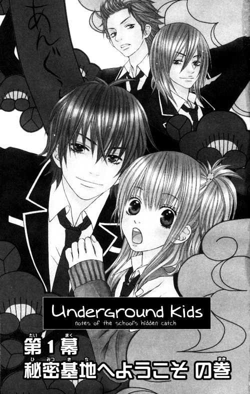 Underground Kids Chapter 1 page 4 - Chapter 1 : welcome to the secret base