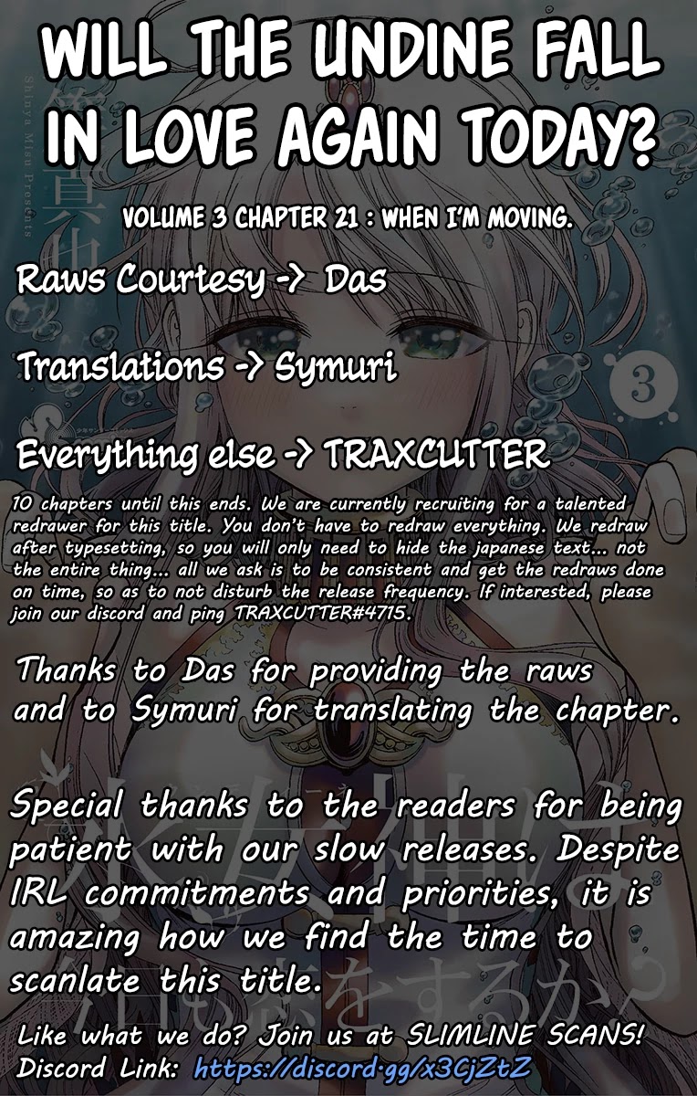 Undine of the Desert World Chapter 21 page 23 - Chapter 21: When I'm Moving.
