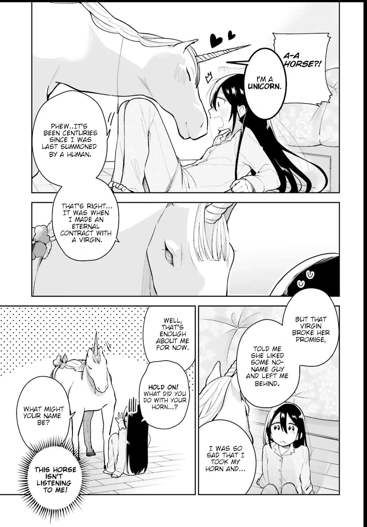 Unicorn to sabishi-gari ya shoujo Chapter 1 page 11 - Chapter 1: Part 1