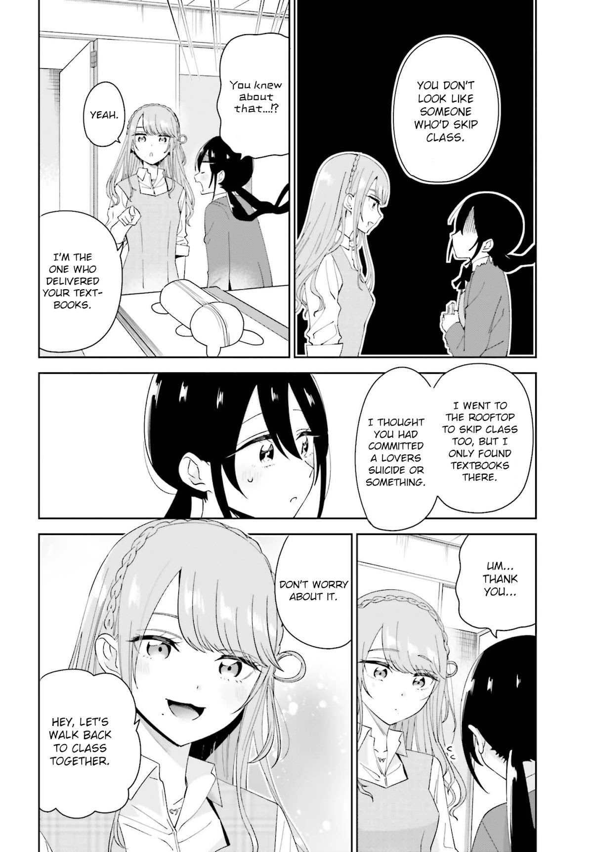 Unicorn to sabishi-gari ya shoujo Chapter 6.1 page 12 - Chapter 6.1: We're... Friends? Part 1