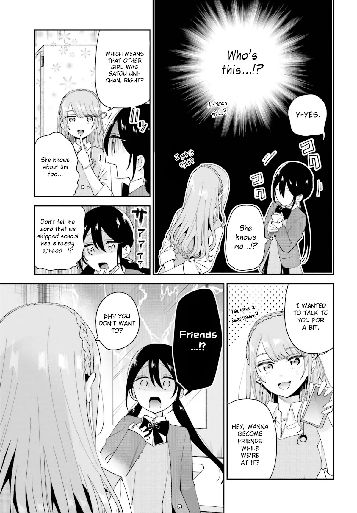 Unicorn to sabishi-gari ya shoujo Chapter 6.1 page 9 - Chapter 6.1: We're... Friends? Part 1
