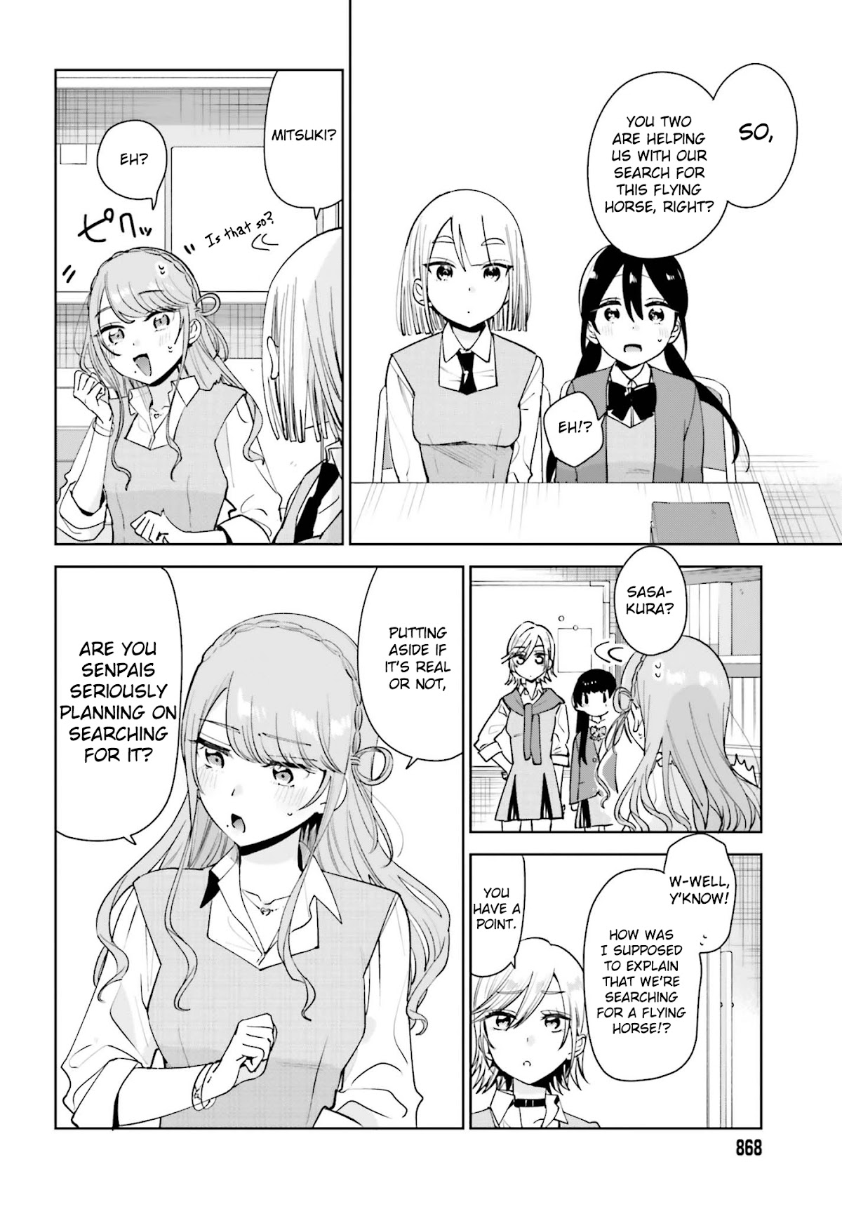 Unicorn to sabishi-gari ya shoujo Chapter 8.2 page 6 - Chapter 8.2: It's a Secret, Right?<3 Part 2
