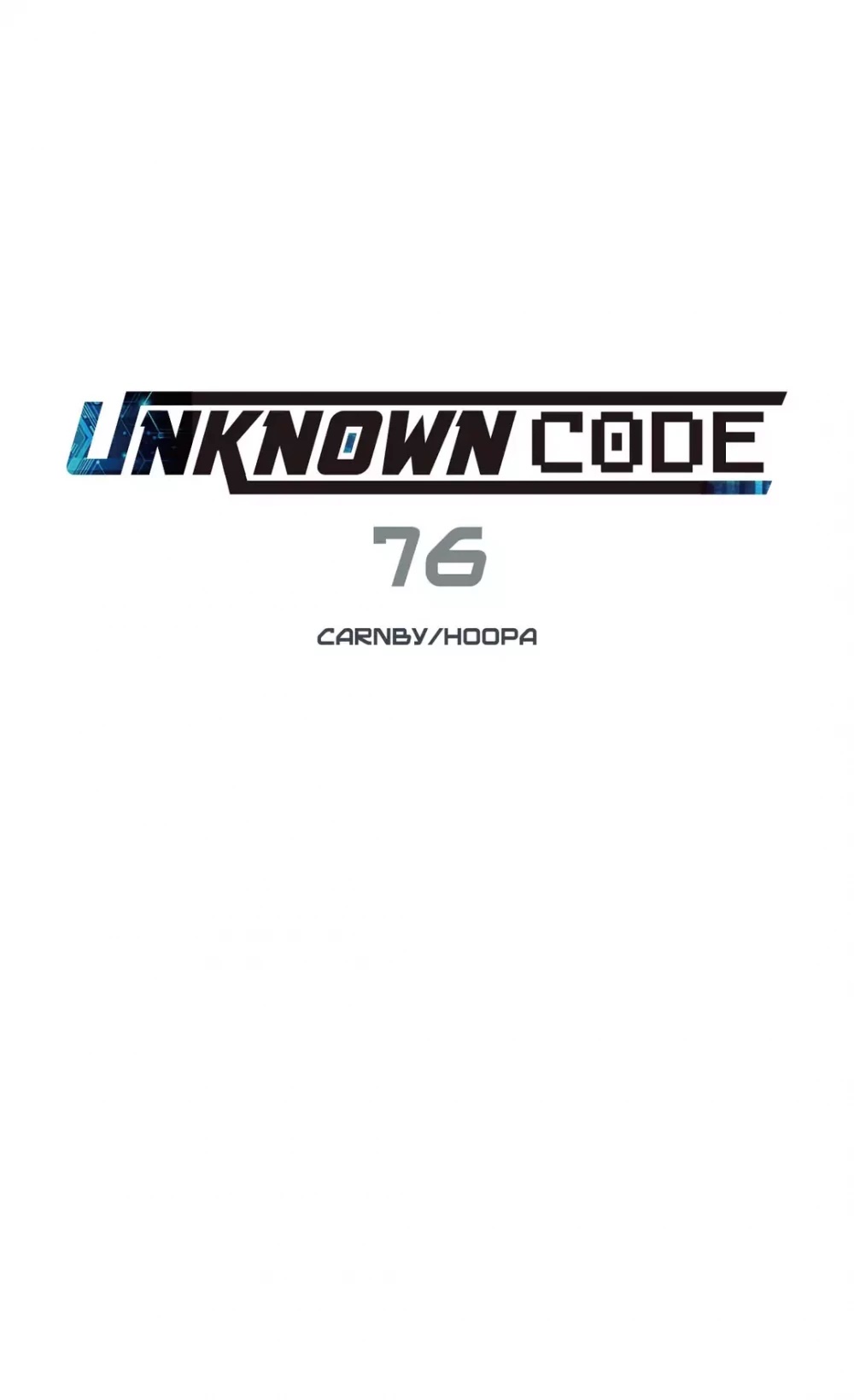 Unknown Code Chapter 76 page 1 - Chapter 76