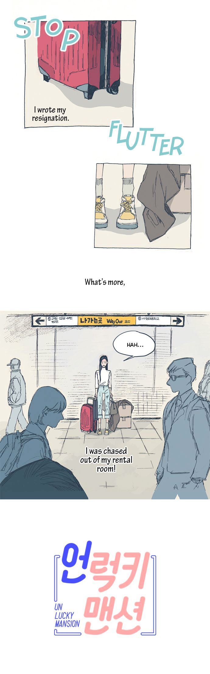 Unlucky Mansion Chapter 1 page 2 - Chapter 1