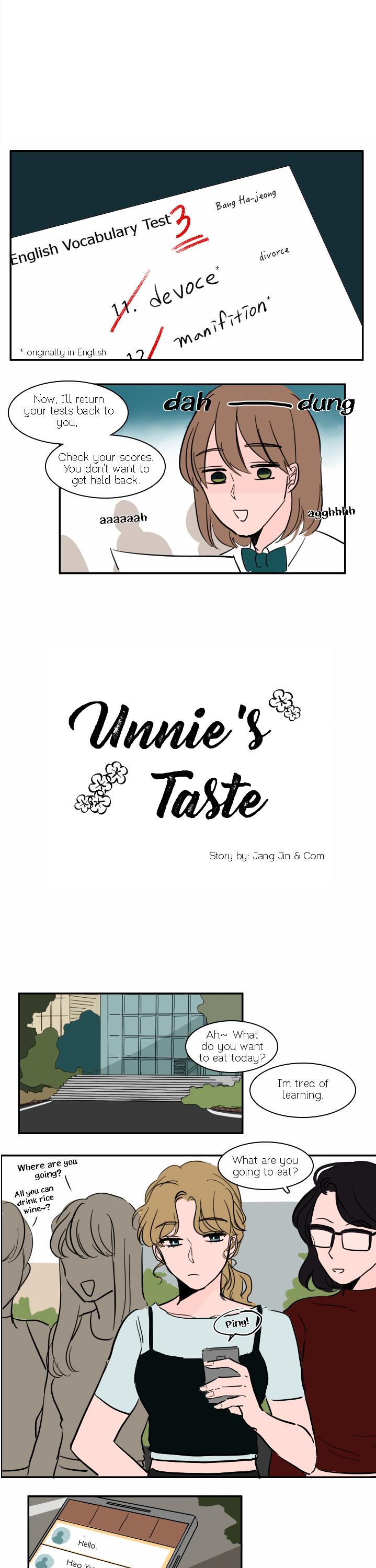 Unnie's Taste Chapter 4 page 3 - Chapter 4 : 4