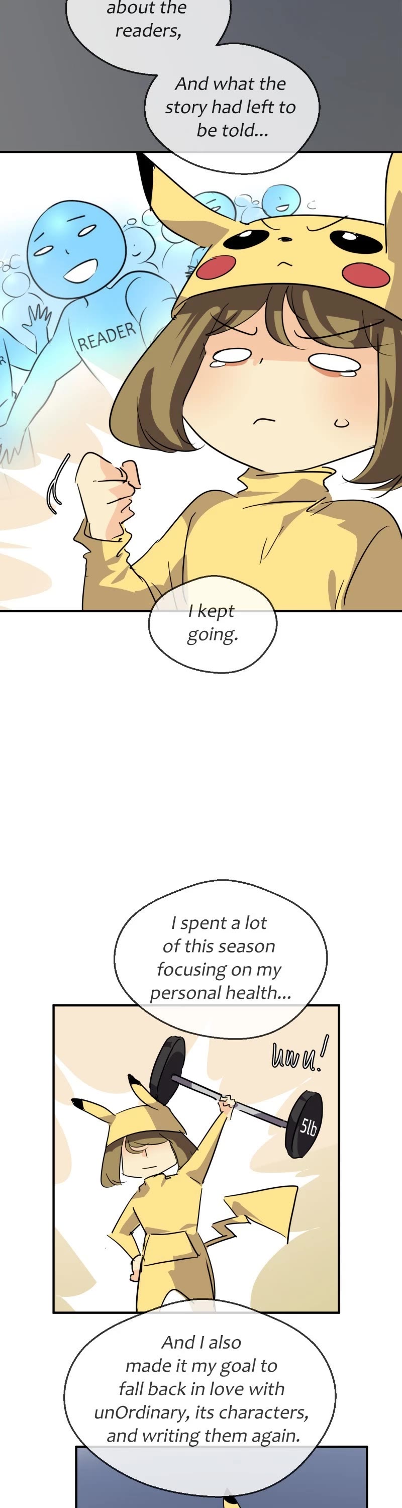 unOrdinary Chapter 355 page 5 - Chapter 355: Message from uru-chan