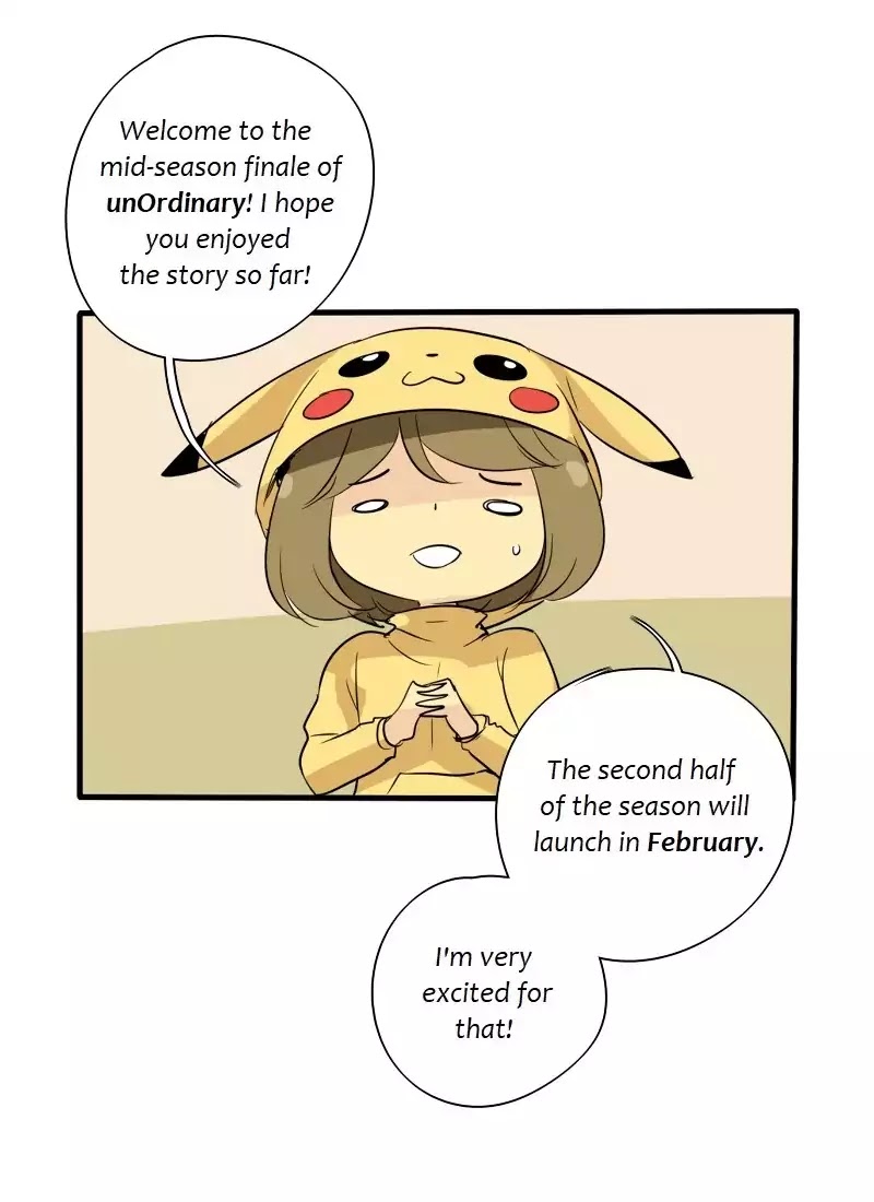unOrdinary Chapter 79.5 page 4 - Bonus Chapter: A Message from the Author
