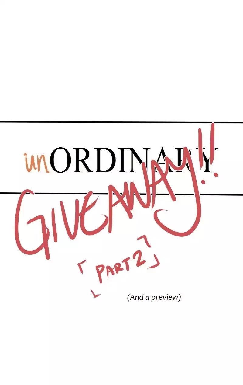 unOrdinary Chapter 79.7 page 1 - Bonus Chapter: Giveaway Winners! + A Teaser