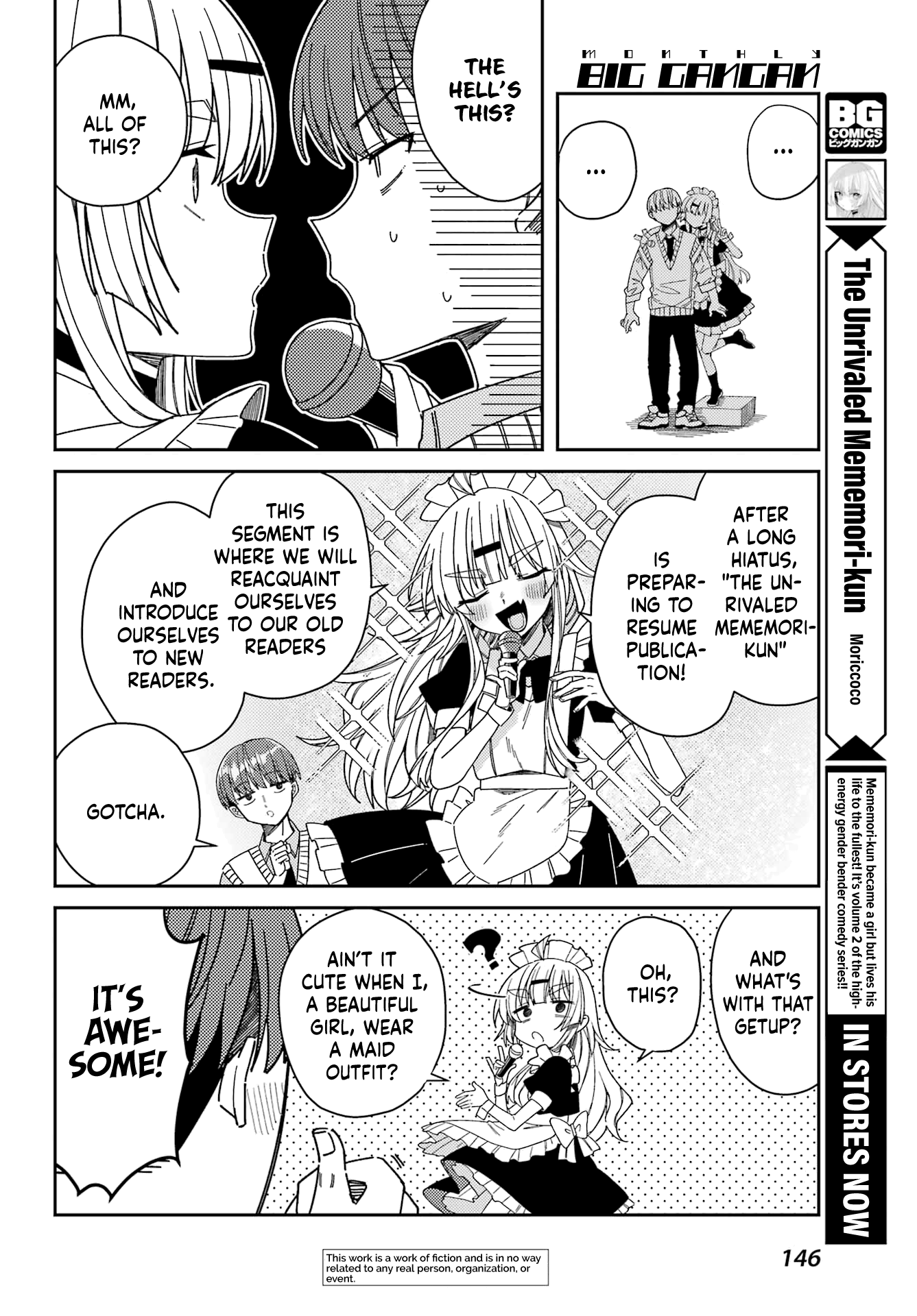 Unparalleled Mememori-kun Chapter 13.2 page 2 - Chapter 13.2: Recapped! 01