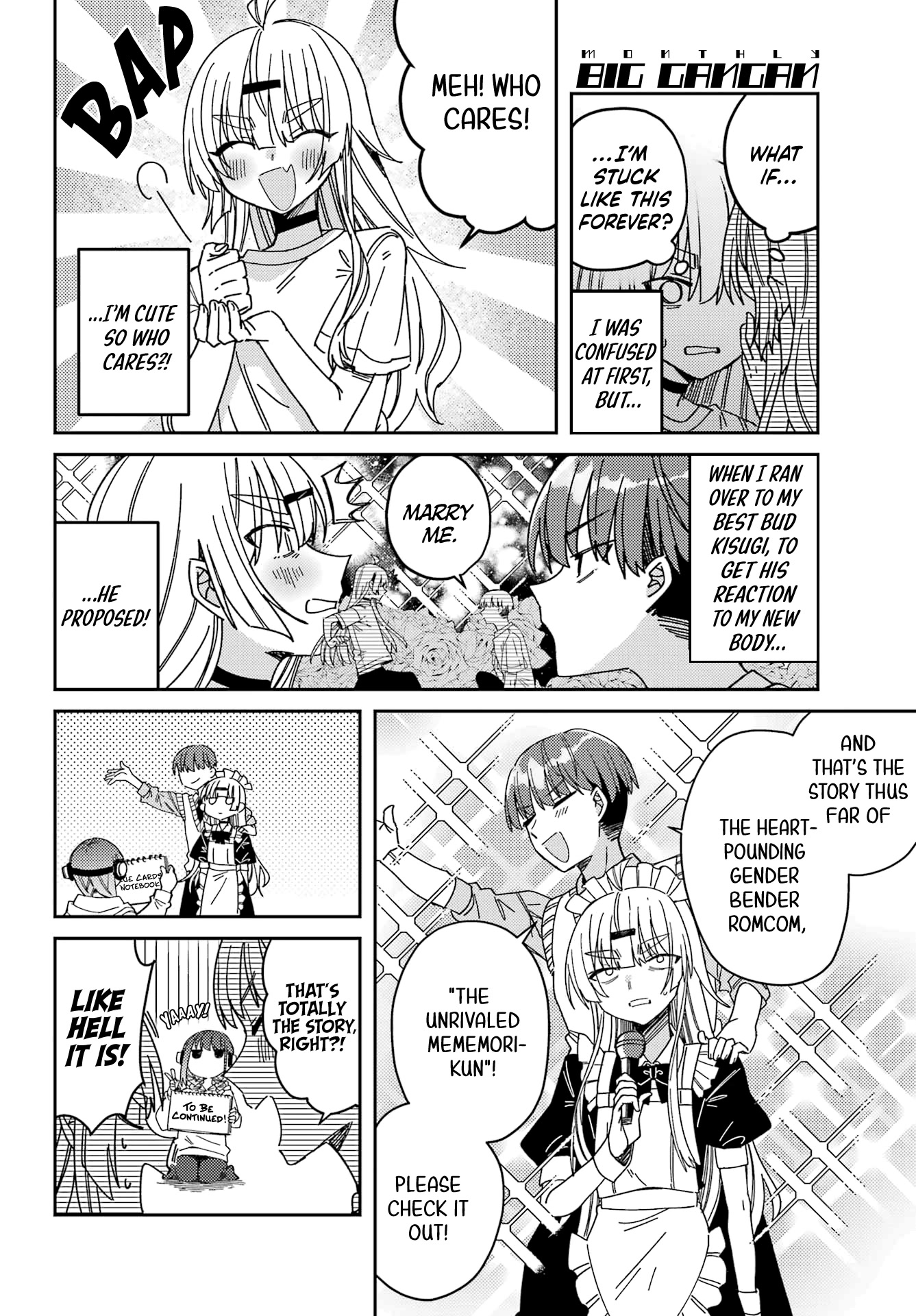 Unparalleled Mememori-kun Chapter 13.2 page 4 - Chapter 13.2: Recapped! 01